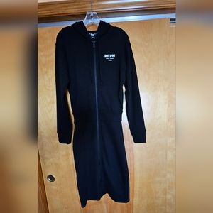DKNY Sport Hoodie Dress Black color